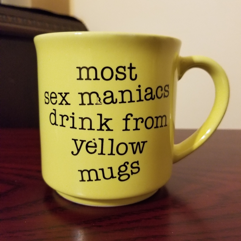 Sex Maniac Yellow Mug